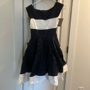 Black and white kate spade dress